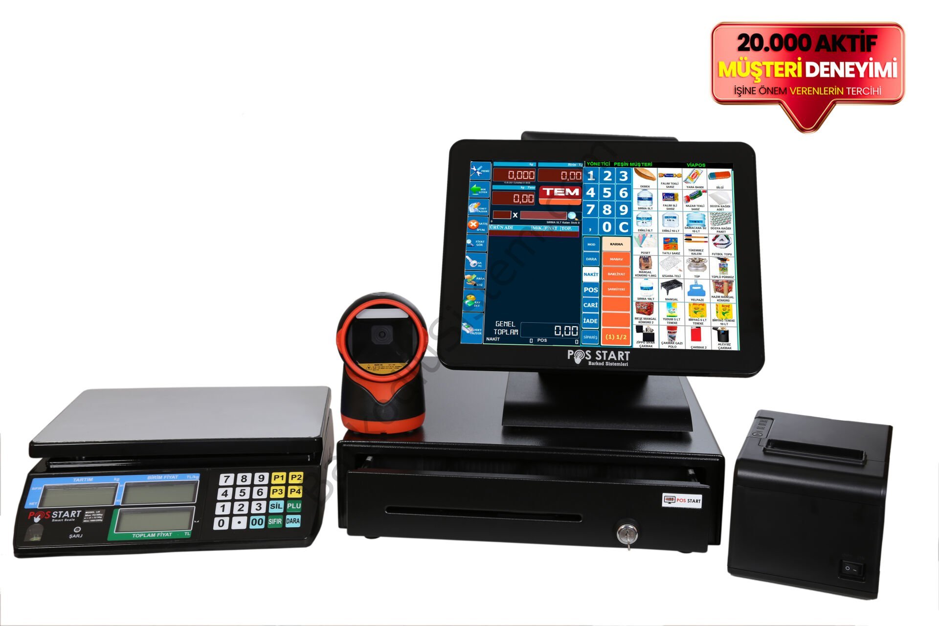 Şarküteri Barkod Sistemi | Standart Set