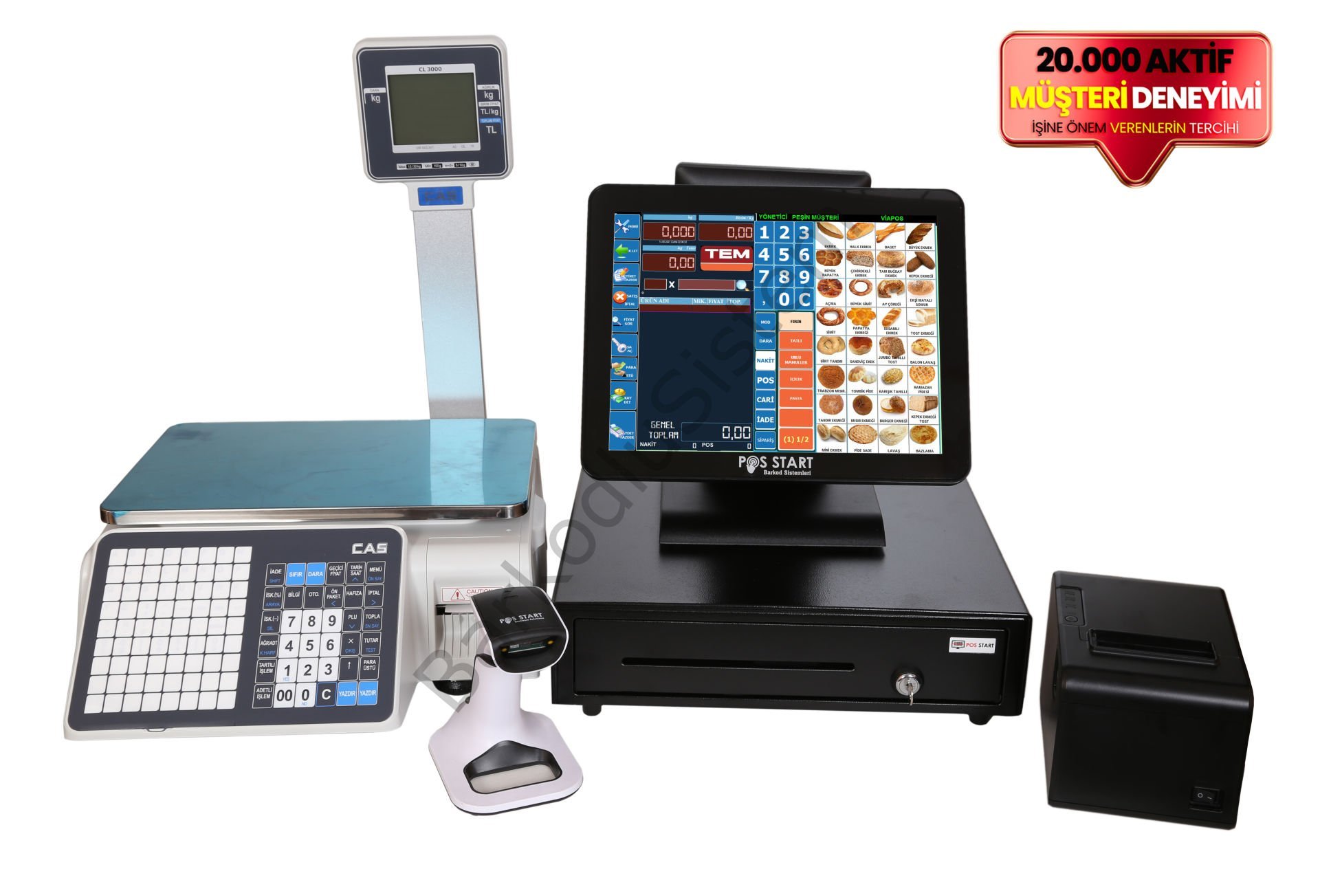 Fırın Barkod Sistemi | Premium Set