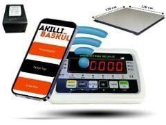 58 mm Fiş Yazıcılı Akıllı Baskül 120×120 Tabla