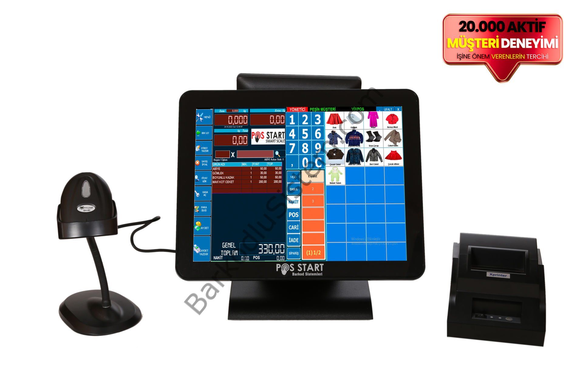 Nalbur Barkod Sistemi | Ekonomik Set