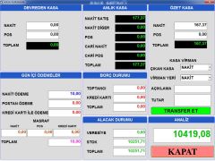 Pos Terazi | Manav Barkod Sistemi | 8 Digit müşteri Ekranı