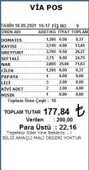 Pos Terazi | Manav Barkod Sistemi | 8 Digit Müşteri Ekranı + Okuyucu