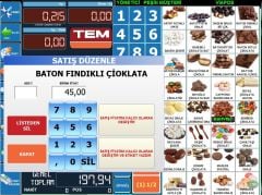 Posterazi Kuruyemiş Barkod Sistemi Çift ekran